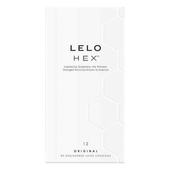 LELO Hex Original - prabangūs prezervatyvai (12 vnt) 