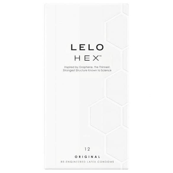 LELO Hex Original - prabangūs prezervatyvai (12 vnt) 