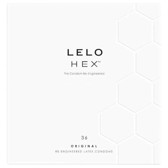 LELO Hex Original - prabangūs prezervatyvai (36 vnt.) 