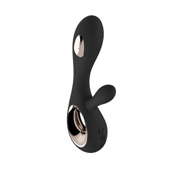 LELO Soraya Wave - akumuliatorinis, klitorioz nuleidžiamas vibratorius (juodas)