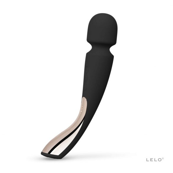 LELO Smart Wand 2 - vidutinio dydžio - įkraunamas masažuoklis vibratorius (juodas) 