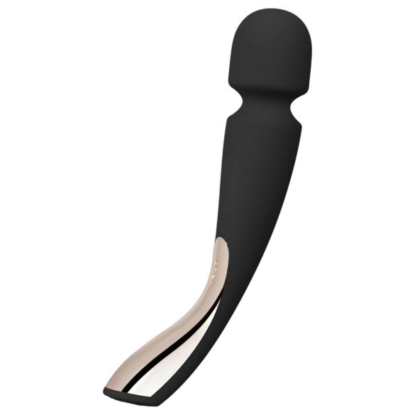 LELO Smart Wand 2 - vidutinio dydžio - įkraunamas masažuoklis vibratorius (juodas) 