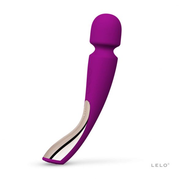 LELO Smart Wand 2 - vidutinis - įkraunamas masažuoklis vibratoriaus funkcija (violetinis) 