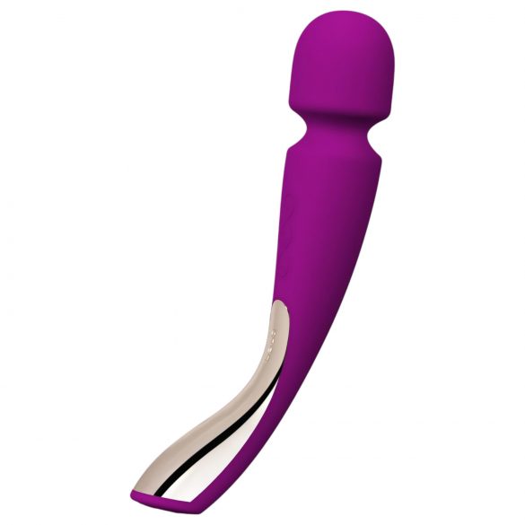 LELO Smart Wand 2 - vidutinė - įkraunamas masažuoklis vibratorius (violetinis)