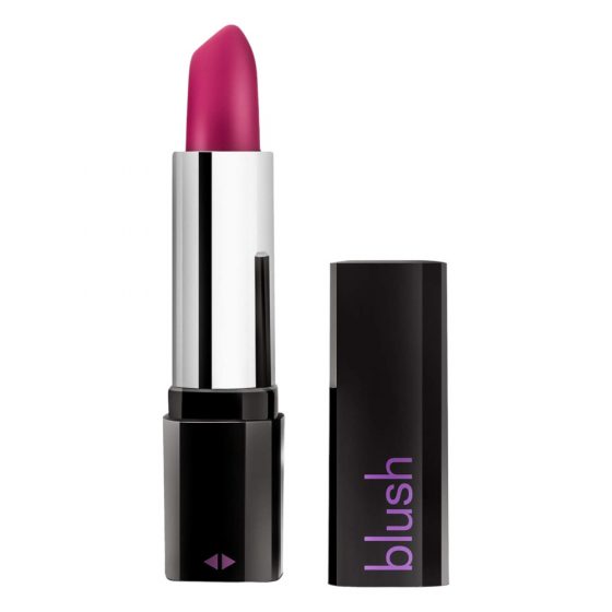 Blush Lūpdažio Rožė - neperšlampamas lūpdažio vibratorius (juoda-rožinė)