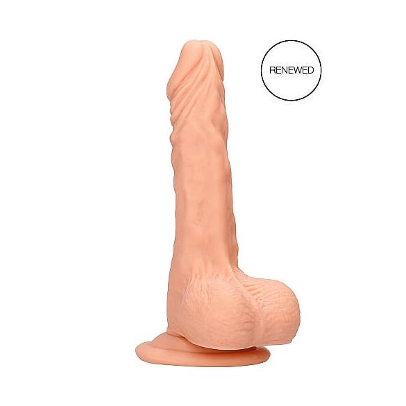 RealRock Tikroviškas Dildo su Sėklidėmis (17cm) - Natūrali Spalva 