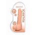 RealRock Tikroviškas Dildo su Sėklidėmis (17cm) - Natūrali Spalva 