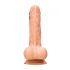 RealRock Tikroviškas Dildo su Sėklidėmis (17cm) - Natūrali Spalva 