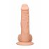 RealRock Dong 8 - realistiškas dildo su sėklidėmis (20cm) - natūralus 