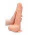 RealRock Dong 10 - natūralaus pojūčio, sėklidėmis dildo (25cm) 