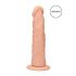 RealRock Dong 8 - realistiškas dildo (20cm) - natūralus 