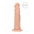 RealRock Dong 9 - tikroviškas dildo (23cm) - natūralus 