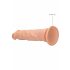 RealRock Dong 10 - natūrali išvaizda dildo (25cm) - natūralus 