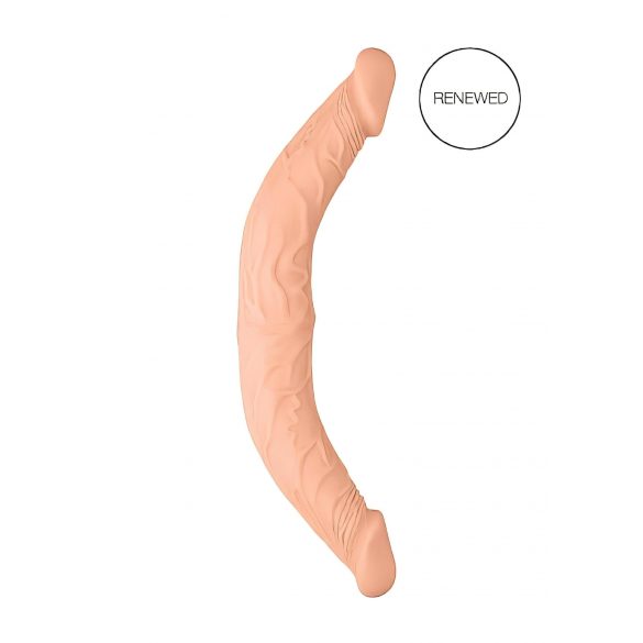 RealRock Dvigubas Dildo 36 cm - natūralus 