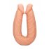 RealRock Dvigubas Dildo 18 - dvigubas falo imitatorius (46cm) - natūralus 