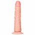 RealRock Slim - su tvirtinimo padu, realistinis dildo - 15,5 cm (natūralus) 