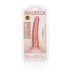 RealRock Slim - su tvirtinimo padu, realistinis dildo - 15,5 cm (natūralus) 