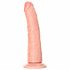 RealRock Slim - su tvirtinimo padu, realistinis dildo - 15,5 cm (natūralus) 