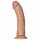 RealRock - vakuuminė natūralaus vaizdo dildo - 15,5cm (tamsus natūralus) 