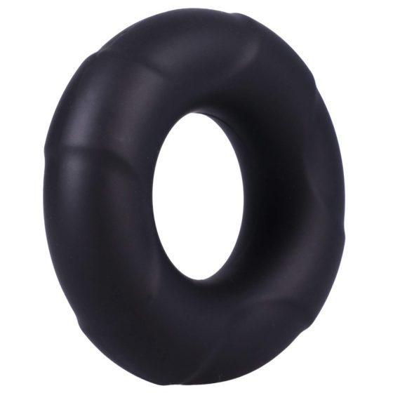 Doc Johnson silikoninis penio žiedas (juodas)