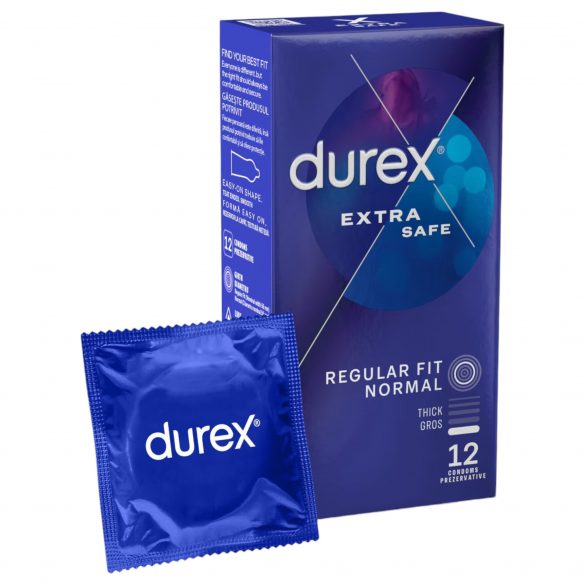 Durex papildomai saugus - saugus prezervatyvas (12 vnt) 