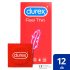 Durex Feel Thin - natūralus pojūtis prezervatyvai (12vnt) 