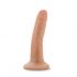 Dr. Skin 5,5 - siurbtukas realistiškas dildo - natūralus (14cm) 