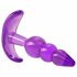 B Yours - rutulinis analinis dildo (violetinis) 