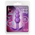 B Yours - rutulinis analinis dildo (violetinis) 