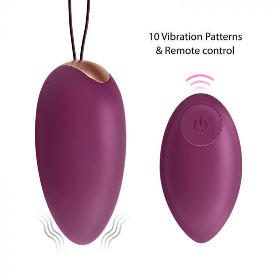 Engily Ross Garland - akumuliatorinis, nuotolinio valdymo vibracinis kiaušinis (violetinis)