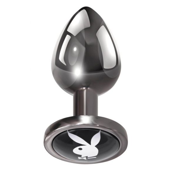 Playboy Tux - analinis dildo - mažas (sidabrinis) 