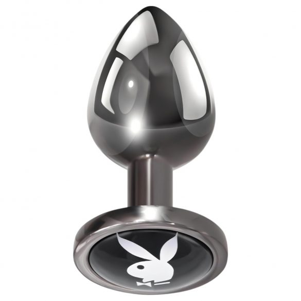 Playboy Tux - analinis dildo - mažas (sidabrinis) 