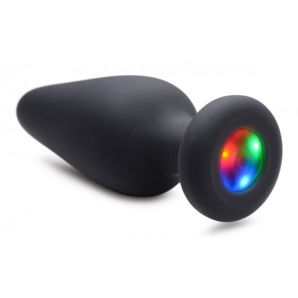 Booty Sparks - silicon illuminating anal plug (black)