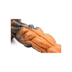   Creature Cocks Plėšiklis - tekstūruotas silikoninis dildo - 20 cm (oranžinis)