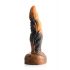 Creature Cocks Plėšiklis - tekstūruotas silikoninis dildo - 20 cm (oranžinis) 