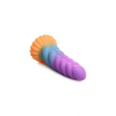   Creature Cocks Mystique - Vienaragio dildo - 21cm (violetinė-geltonas)