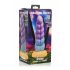 Creature Cocks Mystique - vienaragio dildo - 21 cm (violetinė-geltona)