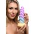 Creature Cocks Mystique - Vienaragio dildo - 21cm (violetinė-geltonas) 