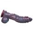 Creature Cocks Hydra - silikoninis dildo - 27 cm (purpurinis)