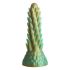 Creature Cocks Stegosaurus - dygliuotas silikoninis dildo - 20 cm (žalias) 