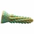 Creature Cocks Stegosaurus - dygliuotas silikoninis dildo - 20 cm (žalias) 