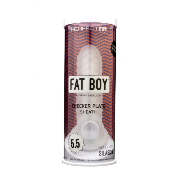 Fat Boy Checker Box - penio rankovė (15 cm) - pieno baltumo 