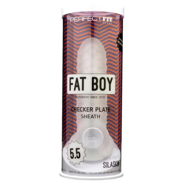 Fat Boy Checker Box - penio rankovė (15 cm) - pieno baltumo 