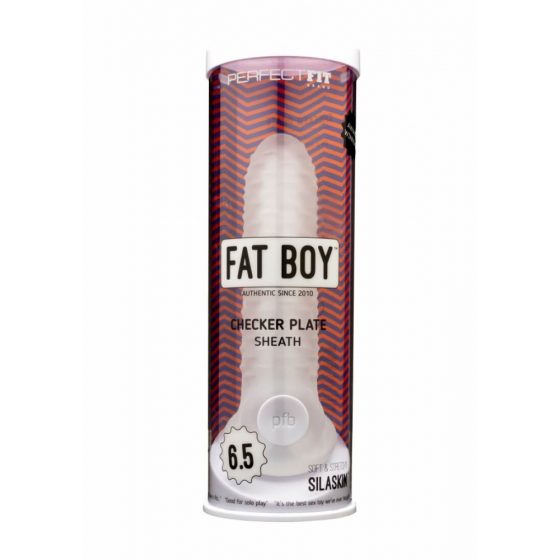 Fat Boy Checker Box - varpos antgalis (17cm) - pieno baltumo