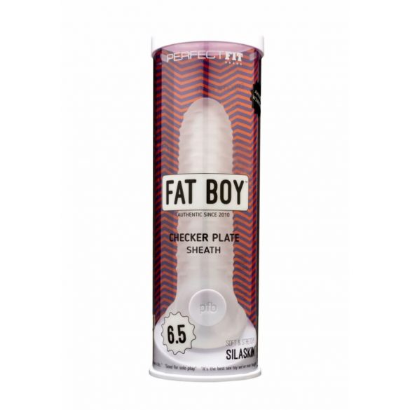 Fat Boy Checker Box - varpos antgalis (17cm) - pieno baltumo 