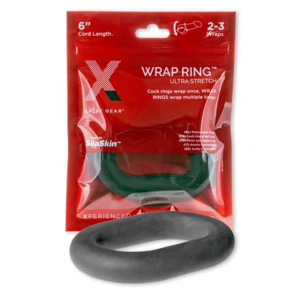 Perfect Fit Ultra Wrap 6 - storas varpos žiedas - juodas (15cm) 