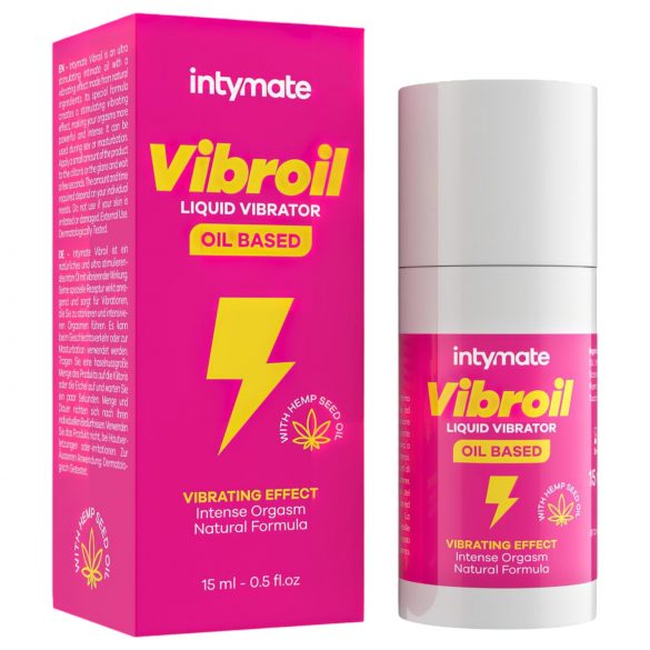 Intymate Vibroil – aliejaus pagrindo skystas vibratorius (15 ml)