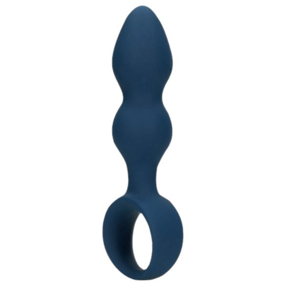 Loveline - analinis dildo su rankena - vidutinis (mėlyna)