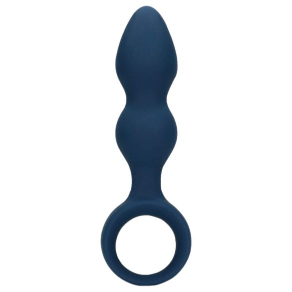 Loveline - analinis dildo su žiedu - didelis (mėlynas)