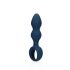 Loveline - analinis dildo su žiedu - didelis (mėlynas)